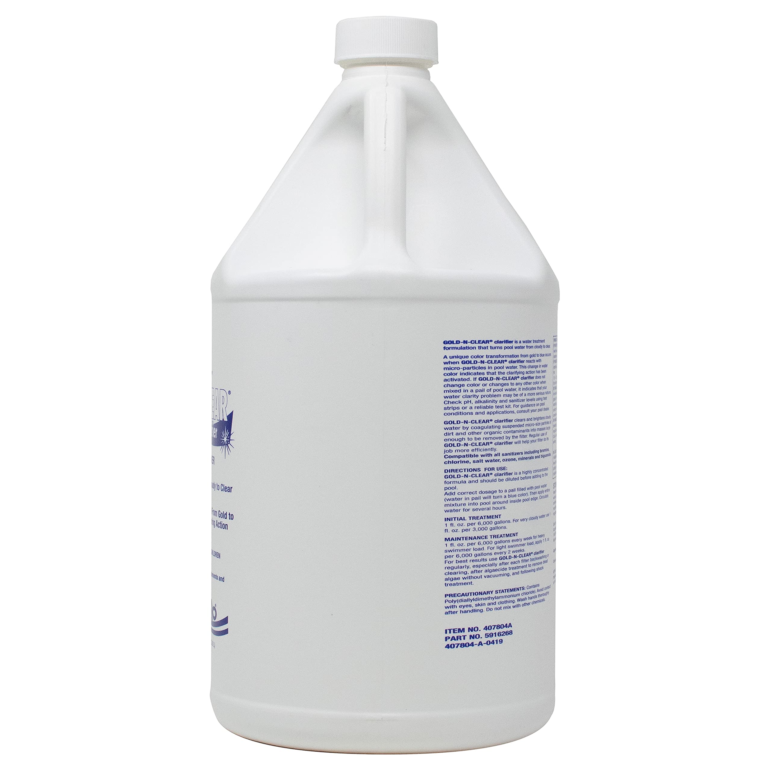 Applied Biochemists Pool 407804A Gold-N-Clear Swimming Pool Water Clarifier, 1 gal - Image 8