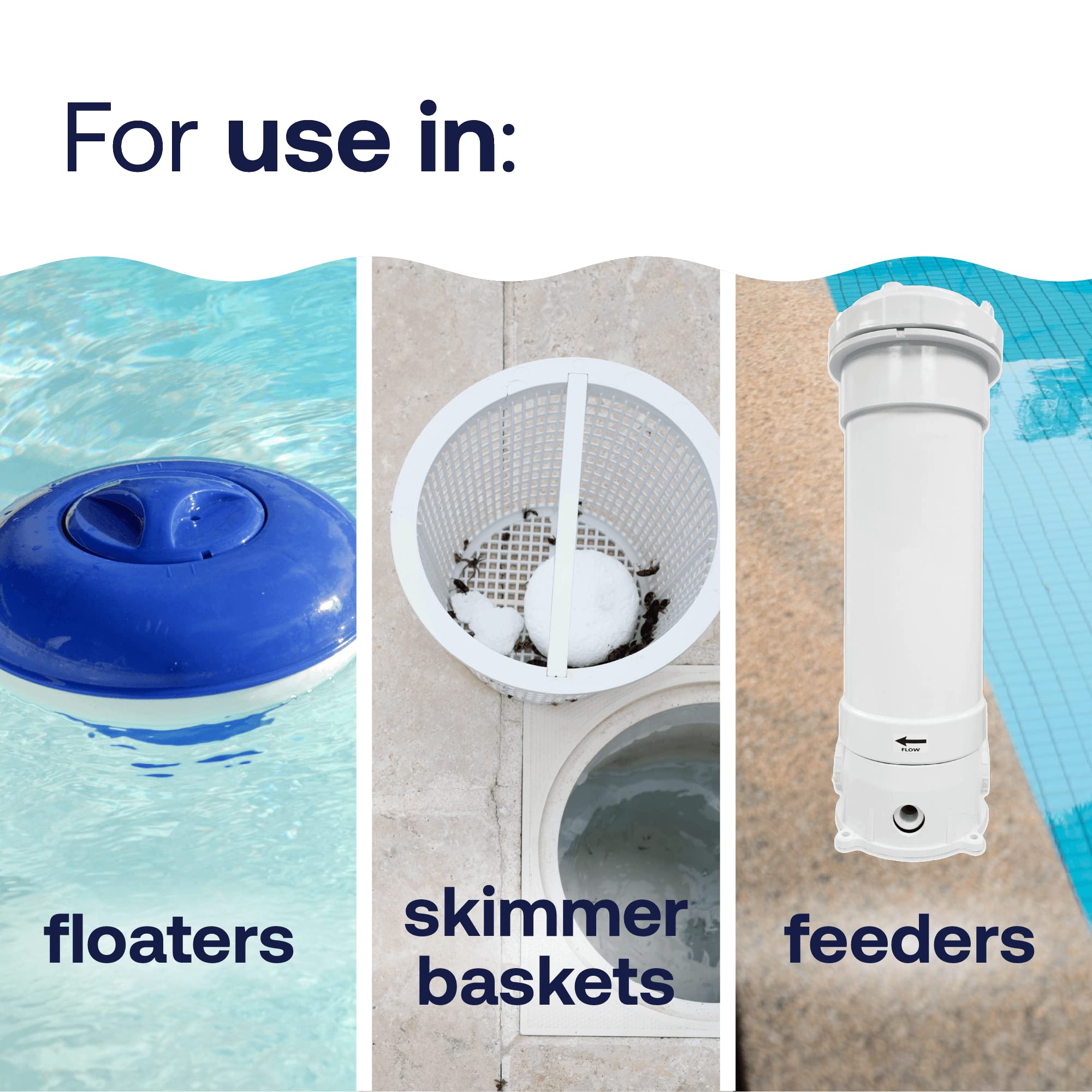 HTH 42057 Swimming Pool Care Chlorine Floater, Long-Lasting Swimming Pool Chlorination, Last up to 4 Weeks, 3 lbs - Image 5