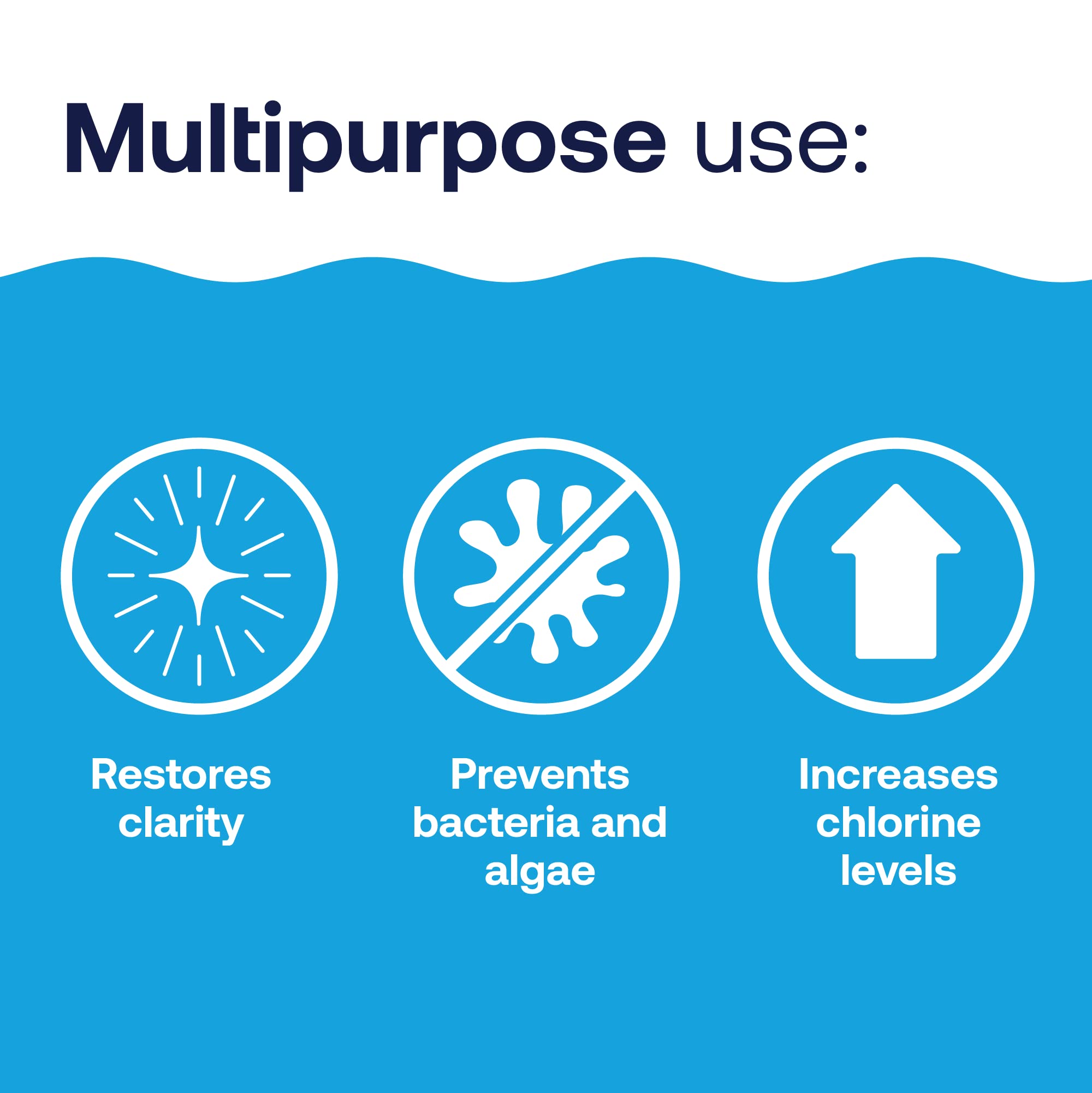 HTH 52034 Swimming Pool Care Shock, Swimming Pool Chlorinator Boosts Chlorine Levels, Cal Hypo Formula, 5.5lb - Image 3