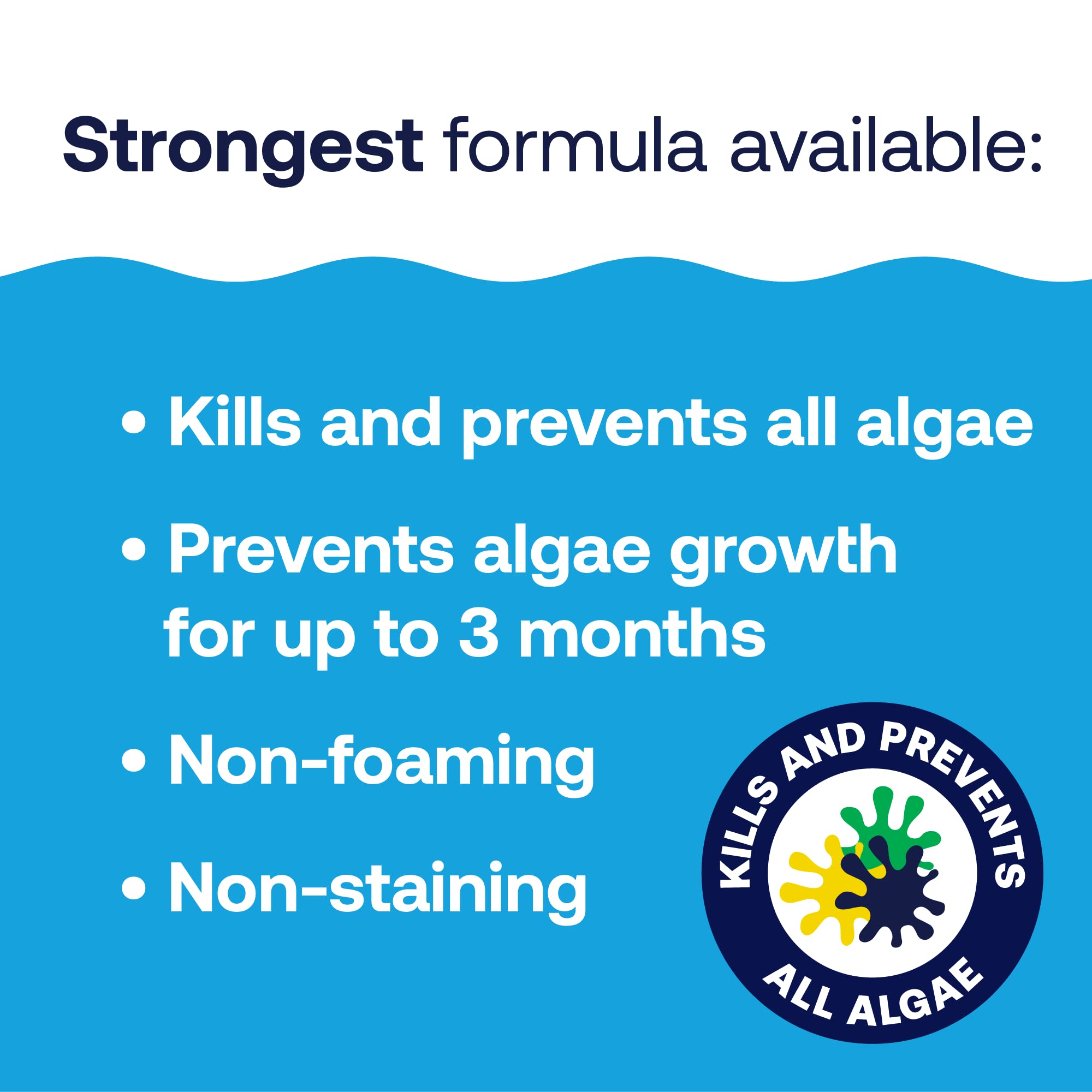 HTH 67089 Swimming Pool Care Algae Guard Ultra, Swimming Pool Chemical, Long Lasting Formula, 32 fl oz - Image 5