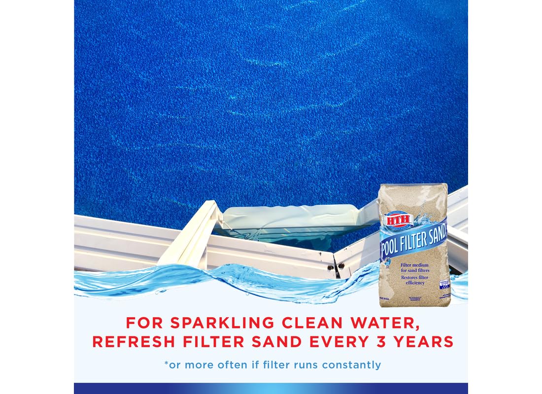 HTH 67120 Swimming Pool Care Pool Filter Sand, 50lb - High-Quality Filtration Media for Clean Water - Image 5