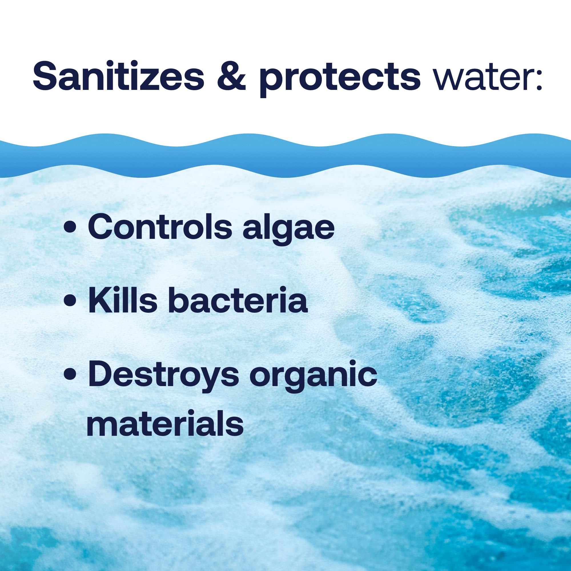 HTH Spa 86134 Clear Chlorinating Sanitizer, Spa & Hot Tub Chemical Controls Bacteria and Algae, 2.25 lbs - Image 5