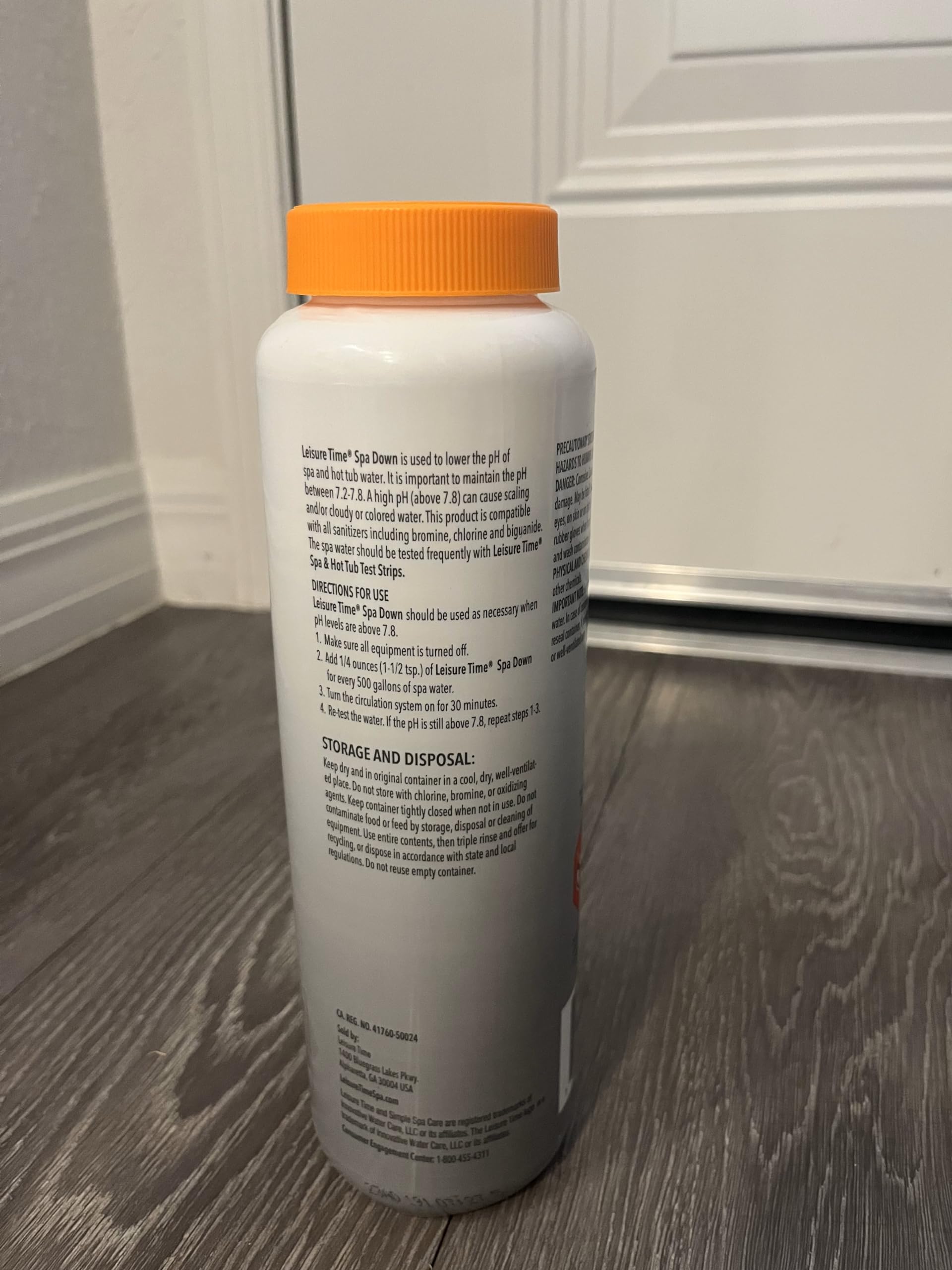 Leisure Time 22338 Spa Down, pH Reducer for Hot Tubs and Spas, Prevents Scaling and Clouding, Compatible with Various Sanitizers, 2.5lbs - Image 7