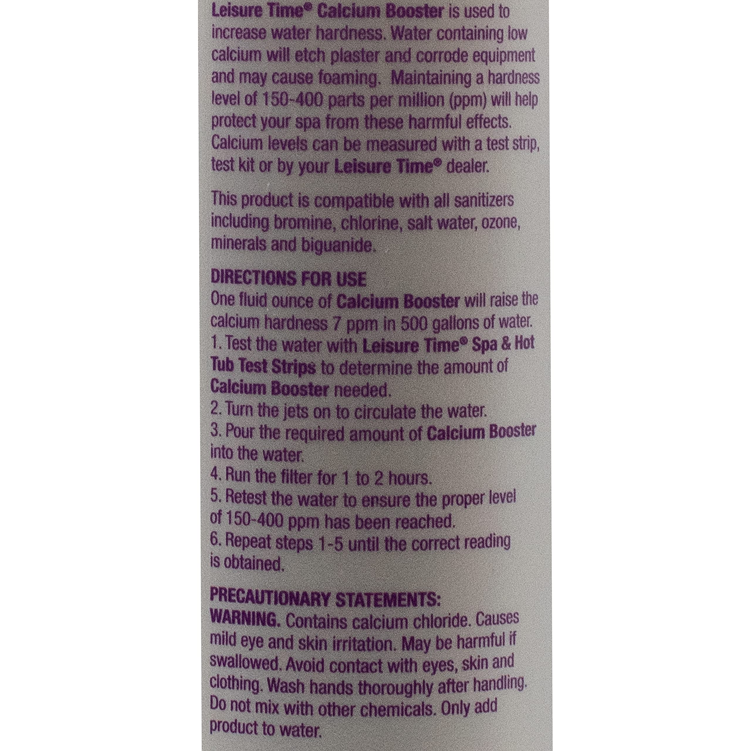 Leisure Time CB Calcium Booster for Spas and Hot Tubs, 32 fl oz - Image 9
