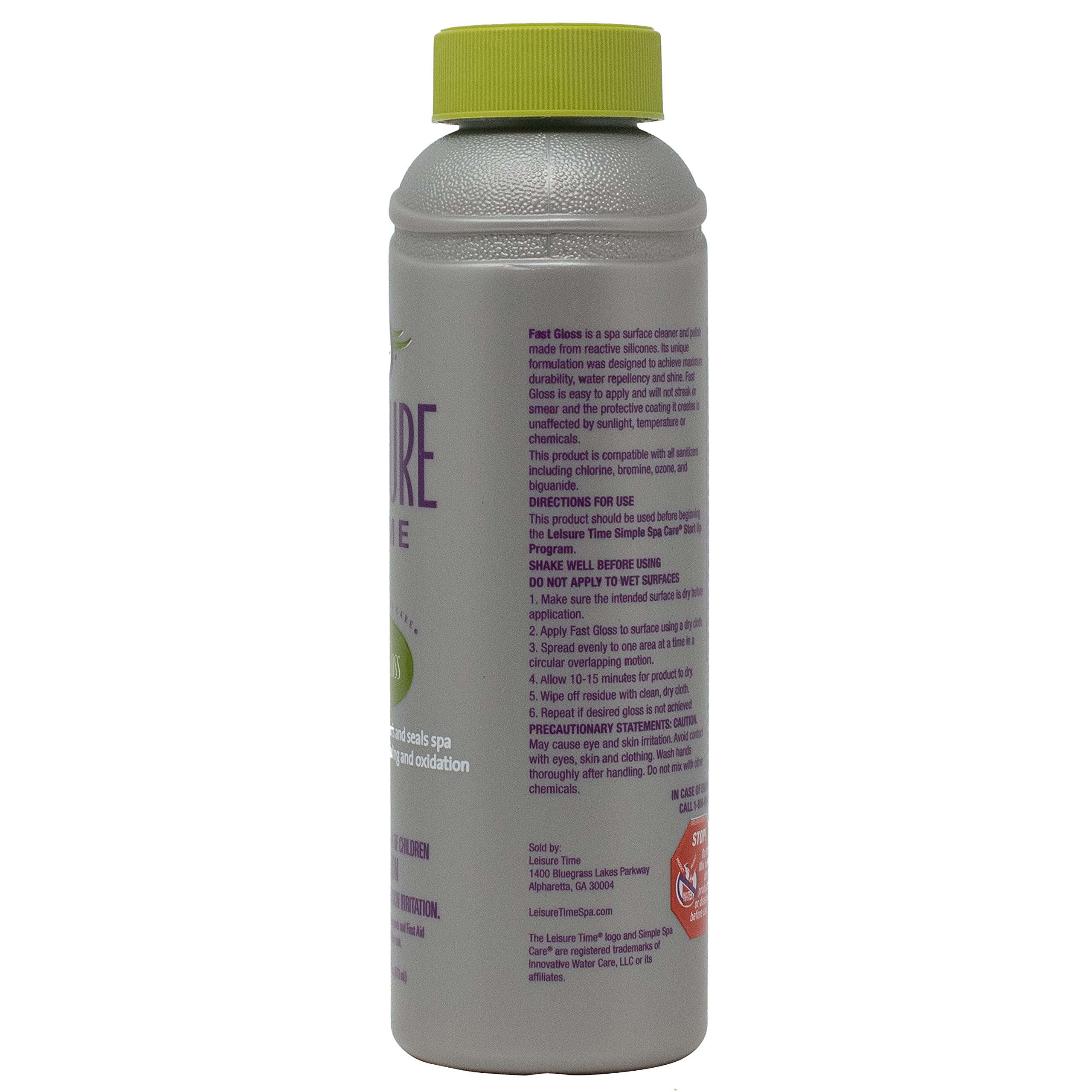 Leisure Time Spa P Fast Gloss Cleaner for Spas and Hot Tubs, 1 Pint - Image 4