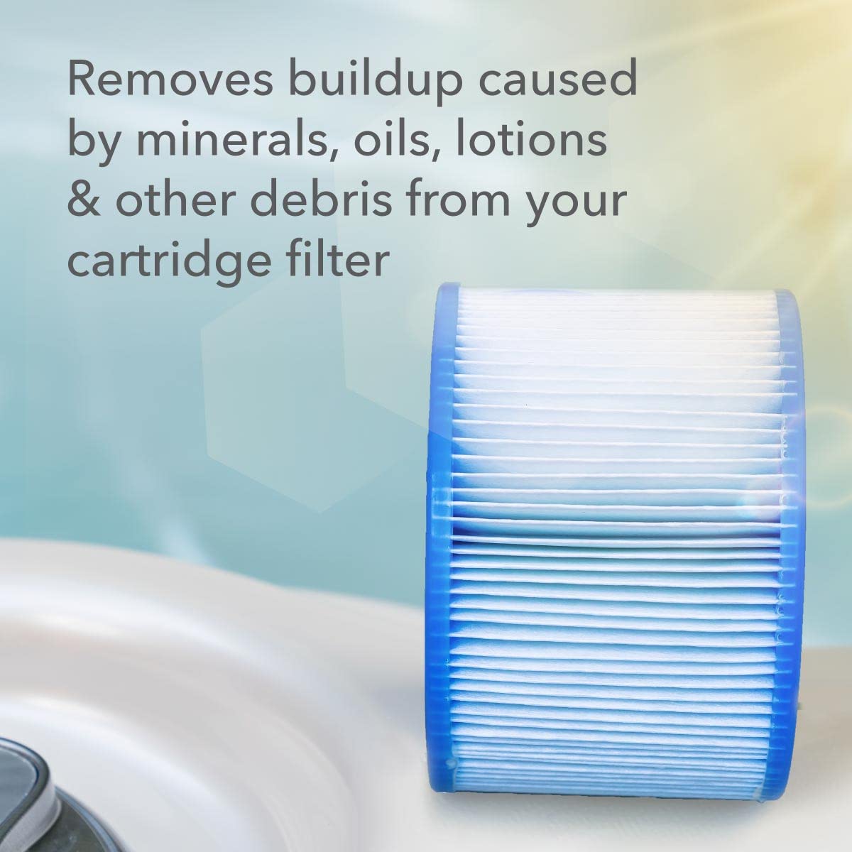 LEISURE TIME Spa S Maintenance Instant Cartridge Clean, Spa and Hot Tub Cleaner, 1 Pt - Image 3